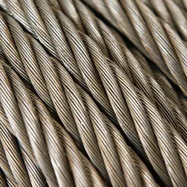 6x19W 6x19S-WSC/IWRC/FC Lifting Steel Cable Galvanized Multi Strand Steel Wire Rope for Conveyor Belt Non-Alloy