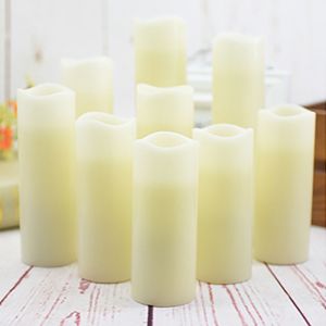 12 Piece Waterproof LED Candles with Remote Timer and Flickering Warm Lights for Outdoor Use
