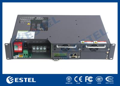 o sistema exterior do retificador das telecomunicações do armário 90A, sistema do retificador da C.C. com saída procura um caminho mais curto a proteção
