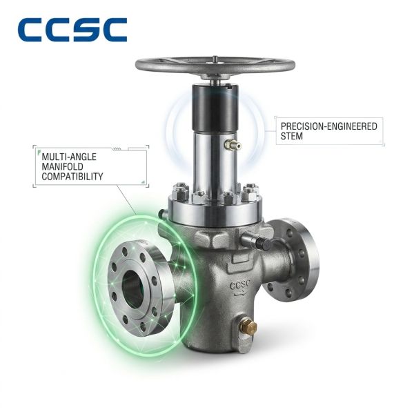 Stainless Steel High Pressure Gate Valve Equipped with PTFE Seal Material Offering Sealing and Durability in Industrial