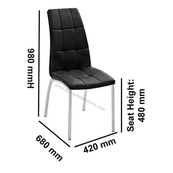 Роскошная реклама обедая нога промышленной мебели стульев лоснистая покрытая хромом