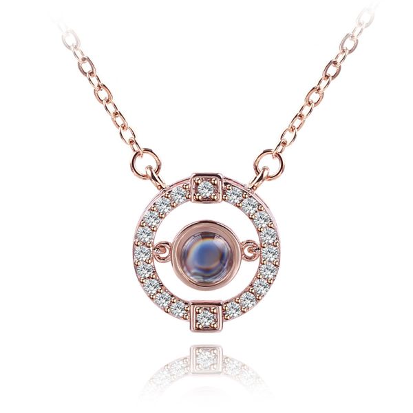 Nanotechnology Memory Love Necklace for Women Fashion Jewelry