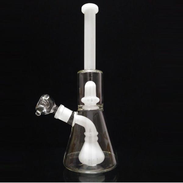 Heady Unique Scientific Glass Bong With 18mm Bowl Perc Glass Water Pipe