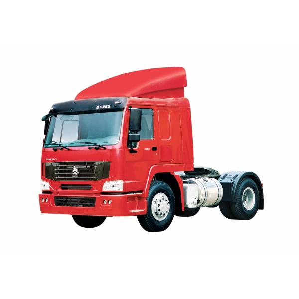 Two Axle Prime Mover Truck , 4 x 2 Driving 336 Horse Power 10 Speeds Transmission
