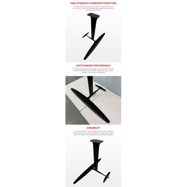 Carbon Aluminum Kite Wing Pumping Wingfoil Water Play Hydrofoil Surboard Surfing