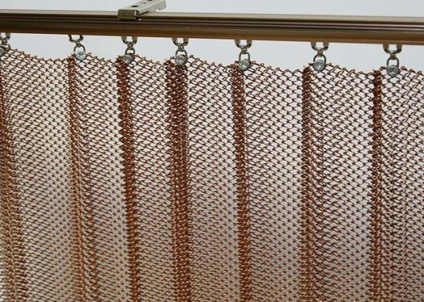 Cortina da bobina do metal, hotel decorativo interno de Mesh For Your Home And do ideal da cortina da cortina da bobina