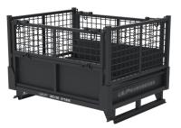 Fio tecido Mesh Inter Stackable do armazenamento da pálete gaiola Lockable