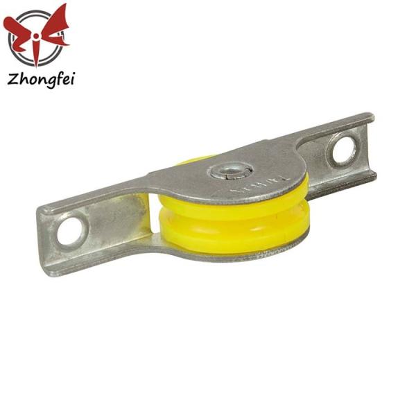 22mm U Groove Steel Sliding Door Wheels 4 roller With Ball Bearing