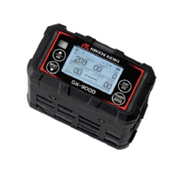 RIKEN KEIKI Portable Multi Gas Detector GX-9000 Series Simultaneous Detection of up to 6 Gases H2 O2 CO H2S CO2 NH