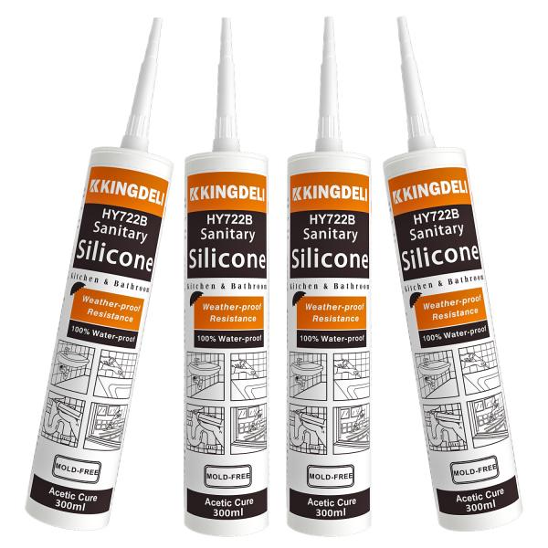 Общее назначение RTV Стеклянный герметизатор Клей водонепроницаемый Прозрачный силиконовый герметизатор