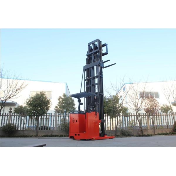 Steel PU 3-Way Electric Reach Truck Stacker with Battery and Charger Tcm/Linde/Yale/Toyota/Crown/Hyster/Heli/Ep/Hangcha