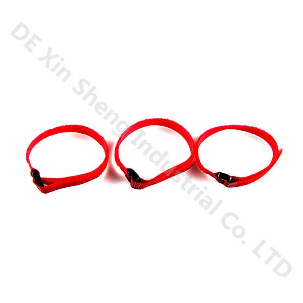 100%Nylon Adjustable Hook Loop Straps ROSH With Plastic Buckle