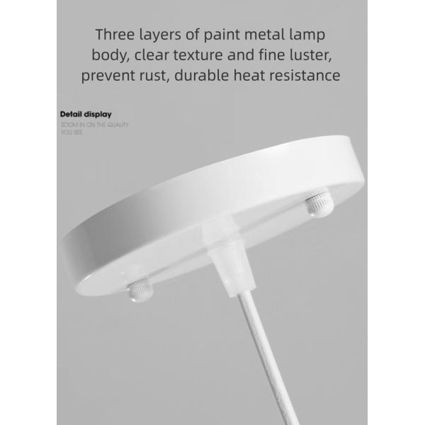 Nordique Danois Bouquet de fleurs pendentif goutte à goutte Lumière minimaliste PVC Hôtel Restaurant Chambre Bar