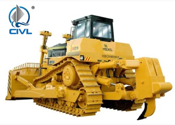 Track Bulldozer SD9 With Ripper  430HP Elevated Sprocket Hydraulic Bulldozer SD9 New Bulldozer Yellow Color
