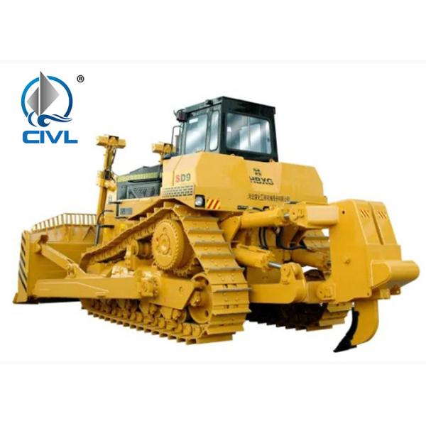 Track Bulldozer SD9 With Ripper  430HP Elevated Sprocket Hydraulic Bulldozer SD9 New Bulldozer Yellow Color