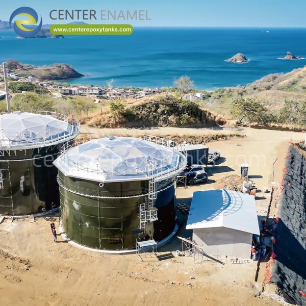 Techo de cúpula de aluminio para tanques de tratamiento de aguas residuales industriales: contiene olores y evita la entrada de agua de lluvia