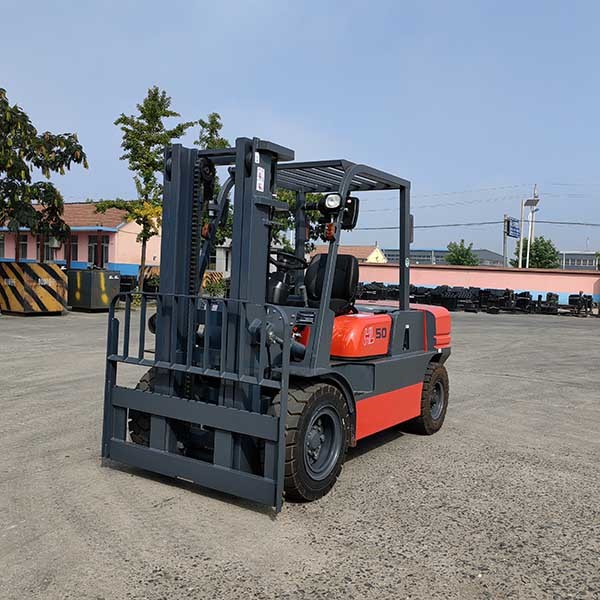 3m Mast Cpcd50 5 Ton Diesel Forklift Chinese Engine Counterbalance Trucks Orange