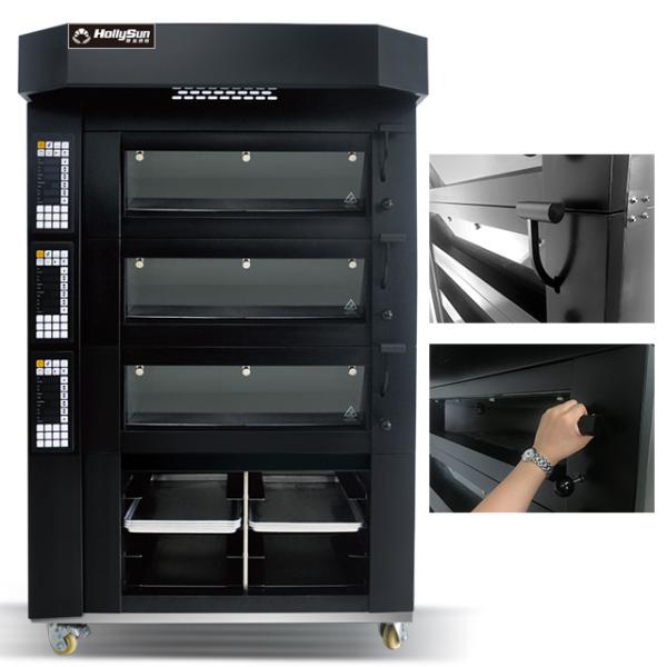 Capacidade Equipamento de cozimento elétrico 6 bandejas Forno comercial 20,7kw Potência 380V 50HZ