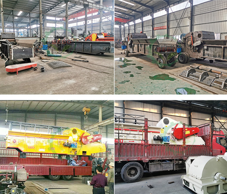 Комплексная дробилка 18-20T/H Промышленный дробилка дробилка Shredder