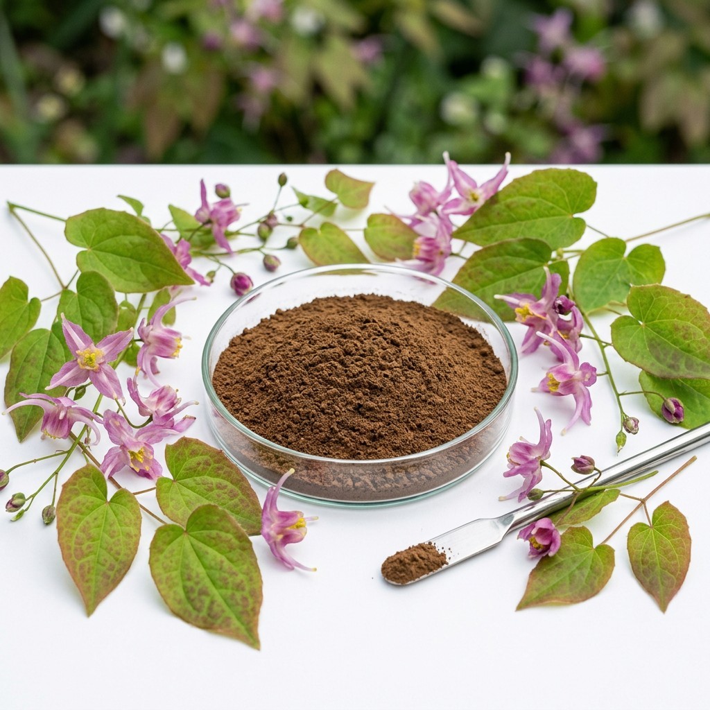 High Potency Epimedium Extract PE-96 Standardized Icariin Concentrate