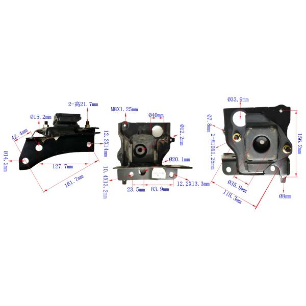 12372-21110 12372-21080 автомобиль Моторная установка Для Toyota Prius Четырехдверный Седан