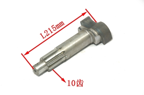 3501 Air Brake S Camshaft Dongfeng Spare Parts 215mm 10 Teeth