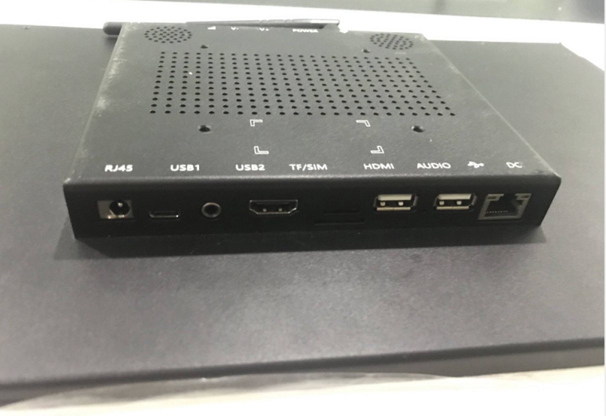 Рамка LCD версии сети андроида открытая рекламируя случай металла дисплея с LAN WIFI