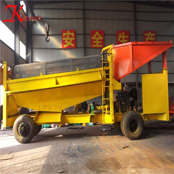 Dimond 7.5km/H 50kw Small Gold Trommel Wash Plant Gold Mining Machinery