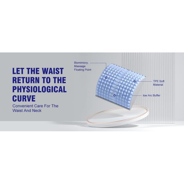 OEM Logo WOOWAVE Pillow for Neck Muscle Back Stretcher and Lower Back Pain Relief