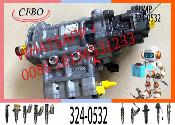 Excavator spare parts E320D  Engine Parts C6.4 Diesel Engine Fuel Injection Pump 324-0532 2641A405