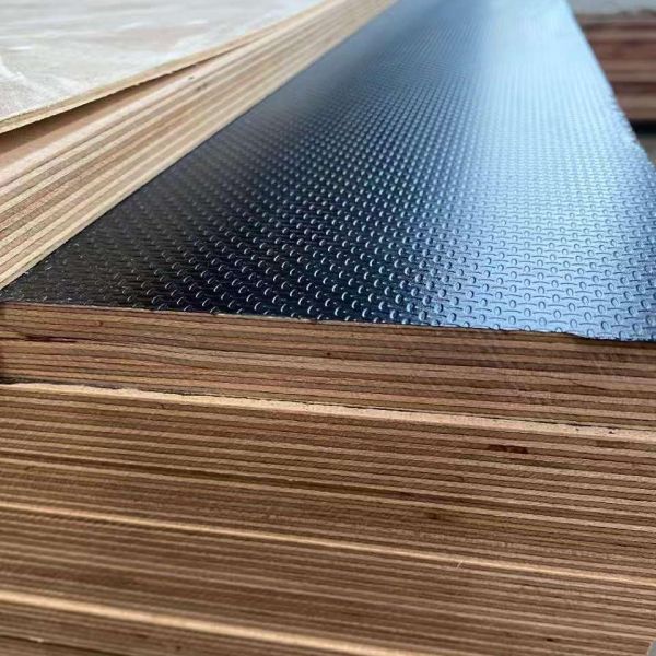 Weather Resistant Non Slip Plywood Sheets 15mm Film Faced Birch Plywood Customized With WBP Glue