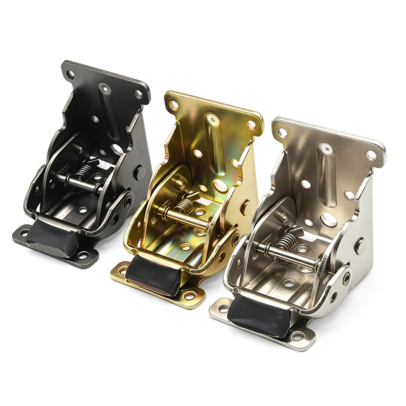 90 Degree Self Locking Hinge Folding Hinge for Coffee Table Leg Folding Invisible Bracket for Dining Table Connecting Leg