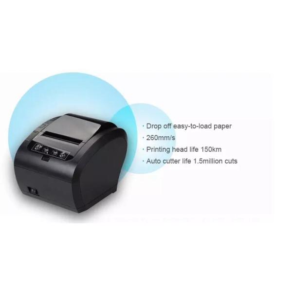 Принтер получения Pos восходящего потока теплого воздуха USB 80mm кухни ресторана