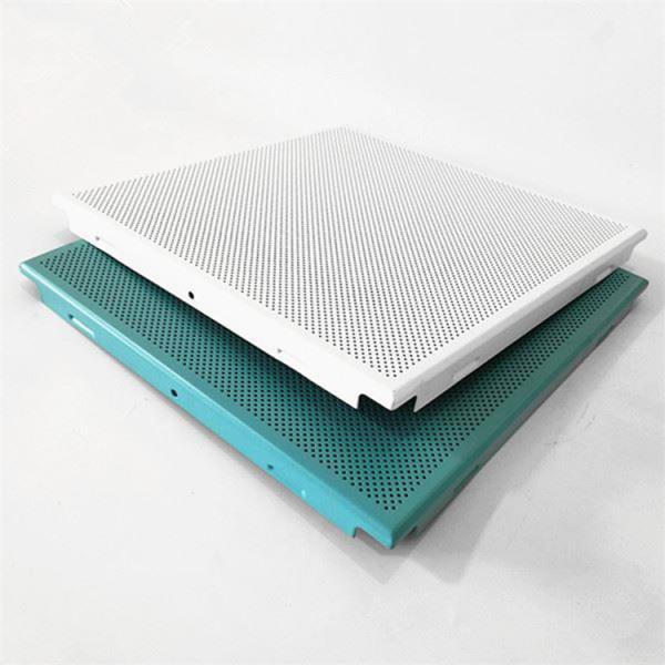 300x300 Perforated Aluminum Metal Ceiling Clip In Ceiling Tile