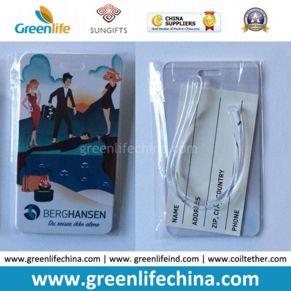 Supermarket Membership Need Simple PVC Hange Name Tag W/Loop