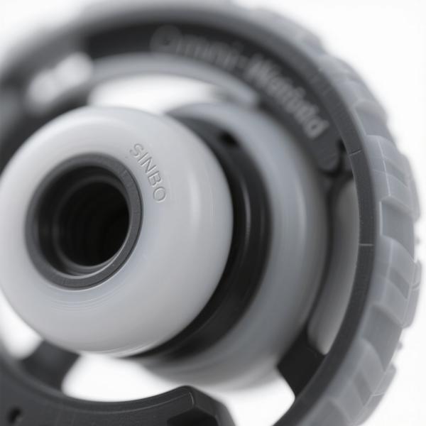 Omni Wheel Nylon Roller High Precision High Wear Resistance For Service Robot Chassis Customized
