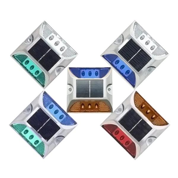 105 * 105 * 23mm Colorful Dark Eye Solar Road Studs Customized