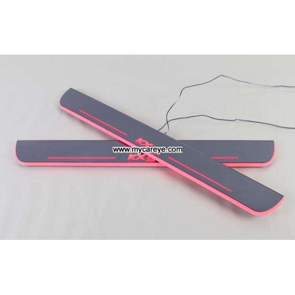 Kia KX3 Car accessory stainless steel scuff plate door sill plate light LED