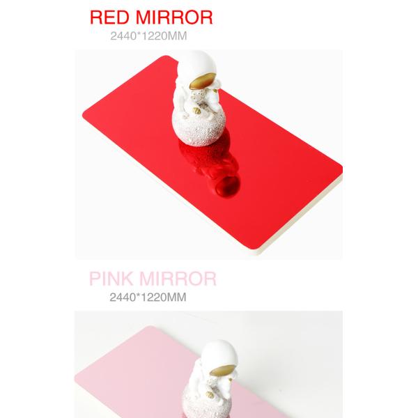 Hotel Light Luxury PET Decorative Bamboo Charcoal Wood Veneer Mirror Wall Panel