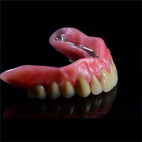 CAM Milled Titanium Bar Dental Implant Hybrid Prosthesis Dentures