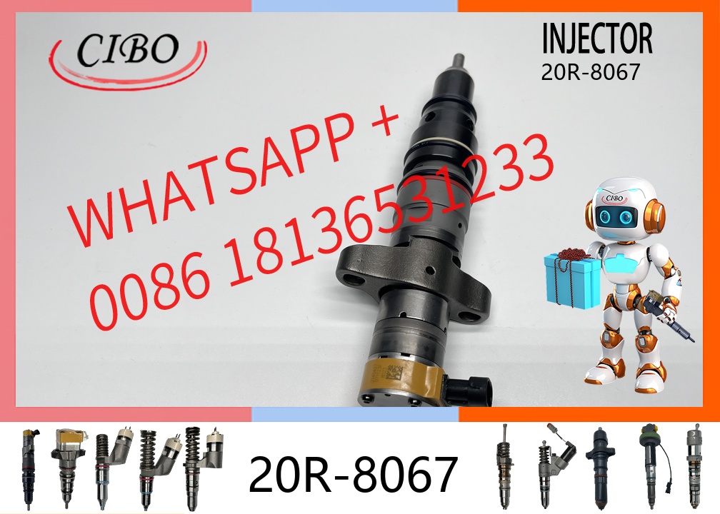 original 20R-8067 Common Rail Fuel Injector for C7 Engine Excavator 324D 325D E324D E325D Diesel Injector Replacement for OEM 387-9441 254-4330 original new injector