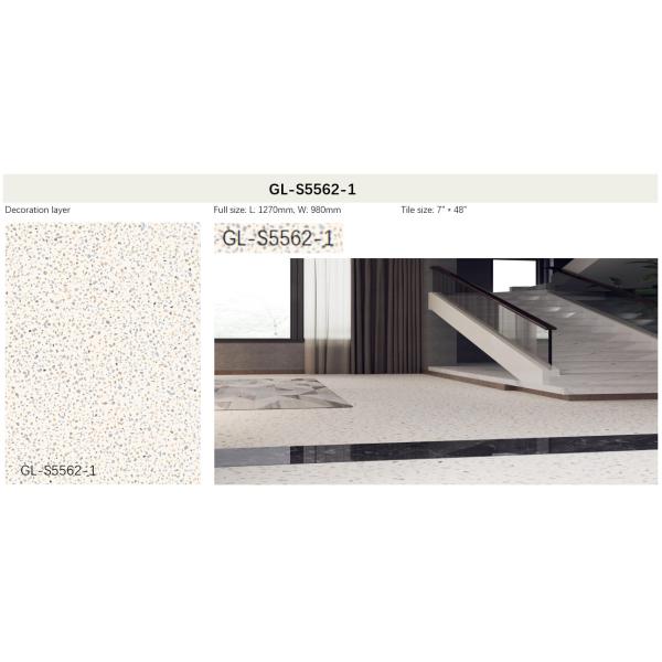 Винил полимера камня гранита сливк составной справляясь 1220mm GKBM GL-S5562-1