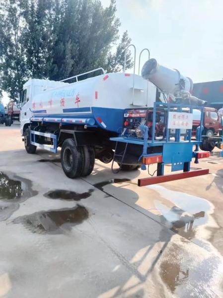 Dongfeng Huasen 4X2 Water Sprinkler Tanker 14000Liters For Construction Sites