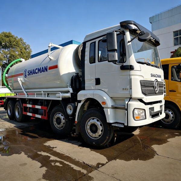 SHACMAN H3000 6X4 300hp Sewage Cleaning Septic Tanker Truck 20000 Liters Capacity Vacuum Pump Manual Diesel 4x2 for Fecal Sludge