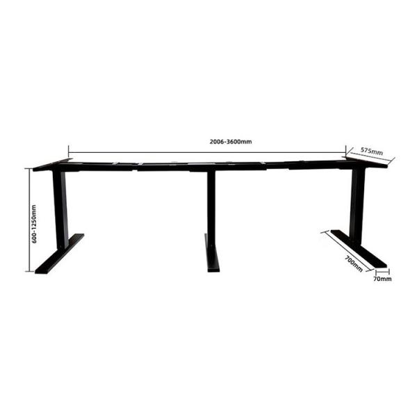 Executive Director Office Furniture Modern Electric Height Adjustable L Shaped Desk