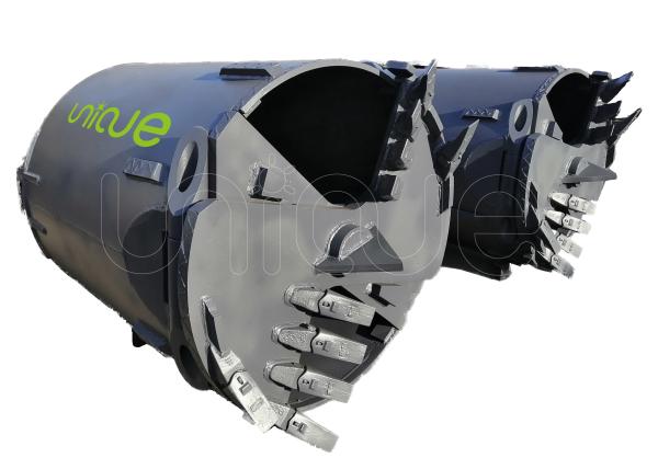 Double Bottom L1000mm Core Barrel , Double Barrel Core Drilling With 26pcs Soil Teeth