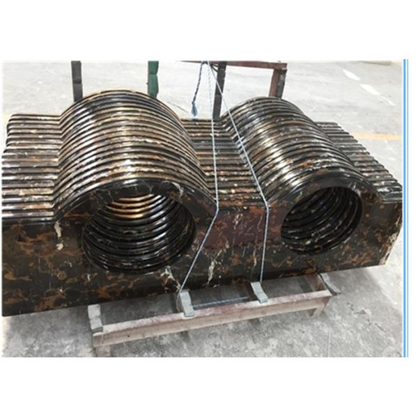 Pre Cut Black Marble Vanity Countertops , Potoro Wall Mounted Marble Bar Counter