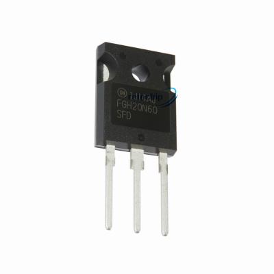 Transistor de poder 600V da parada de campo IGBT de FGH20N60SFD 20A 165W através do furo