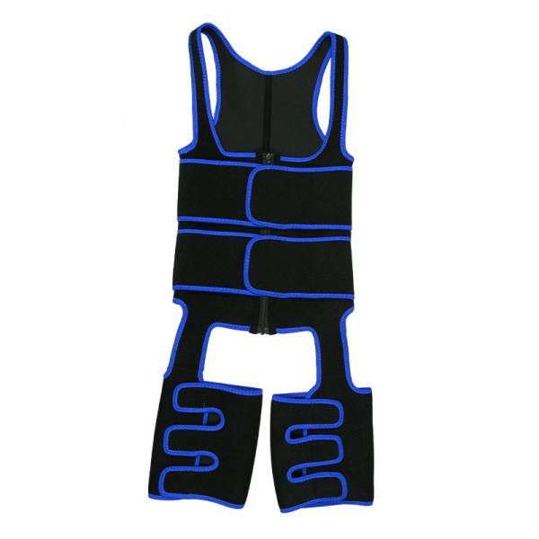 Ajustador suado da coxa da coxa do corpo 7XL Shaper completo para os pés e as coxas
