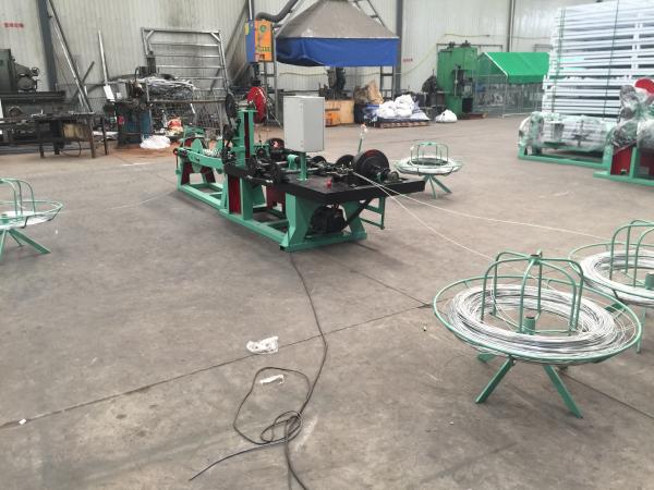 Two Wire Twist Barb Wire Chain Link Machine With Easy Operate And High Output